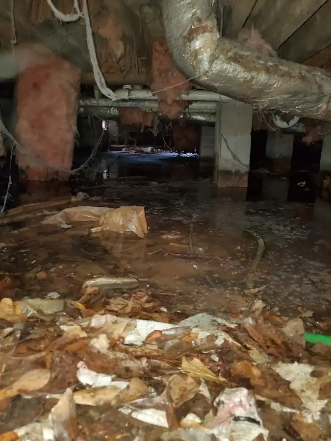 Crawl space flood assessment for Commercial Water Damage Restoration in Twin Falls