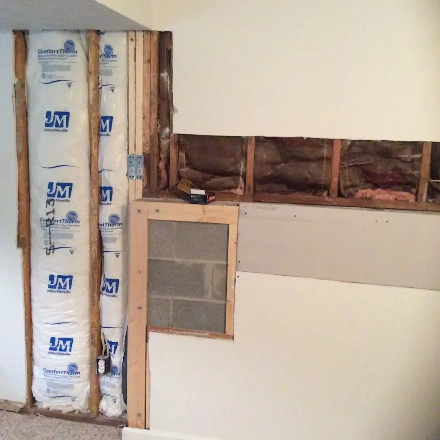 Wall insulation replacement during Contents Cleaning & Restoration in Twin Falls